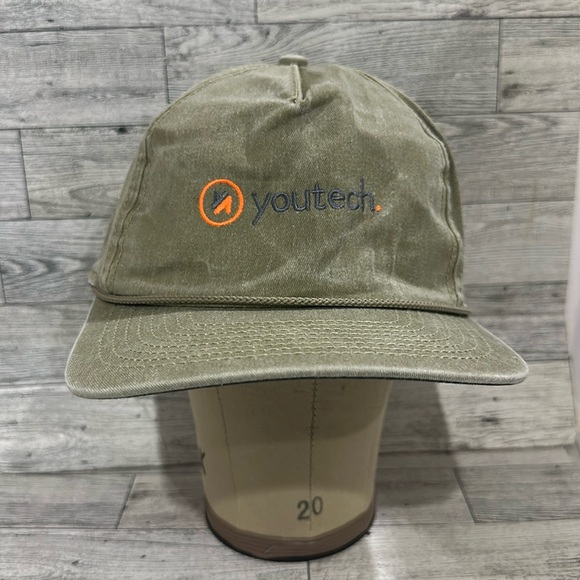 Youtech retro vintage brown distressed baseball cap hat - Picture 1 of 7